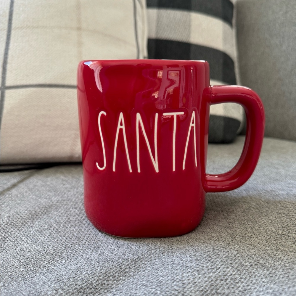 Rae Dunn Christmas Mug - SANTA